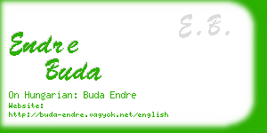 endre buda business card